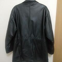 本革コート　メンズの画像