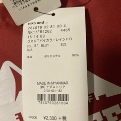 レインポンチョの画像