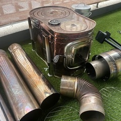 ホンマ製作所　3面窓　薪ストーブセットの画像