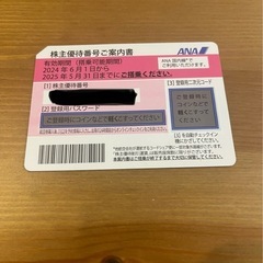 ANA搭乗優待(2025/5/31まで)_株主優待_国内線全線