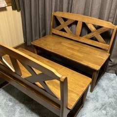 ベンチ2個