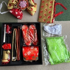 七五三の7歳の着物 肩揚げ済みの画像