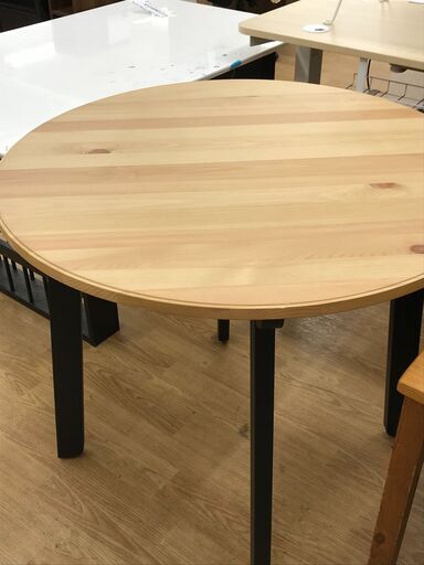 ★ジモティ割あり★ IKEA   丸テーブル   H75×W85×D85  クリーニング済み KJ6924