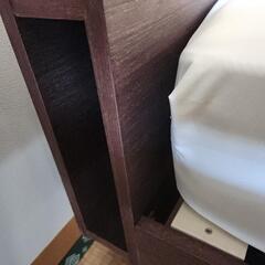 12/7まで限定　ダブルベッドフレーム　マットレスの画像