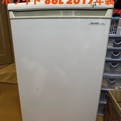 SHARP 冷凍庫 FJ-HS9X ホワイト 86L 愛知県東部引き取り可