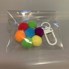 ポンポンお花アクセサリー（小）
