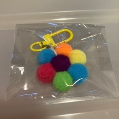 ポンポンお花アクセサリー（小）の画像
