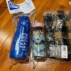 ポカリスウェット　水筒　ポーチ　湯たんぽセットの画像