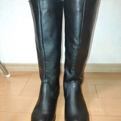【1度のみ使用】ロングブーツ Lサイズ ブラック【500円値下げ】  の画像