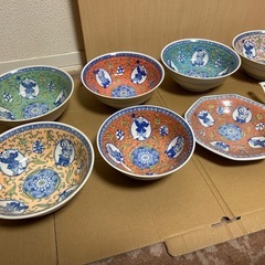 陶器製　どんぶり　れんげ（レンゲ）　皿の画像