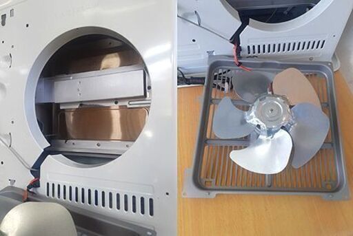 札幌【9Lタンク ダイニチ 家庭用石油ファンヒーター 2019年製】FW-72DX4 最大暖房出力7.20kW 木造～19畳 コンクリ