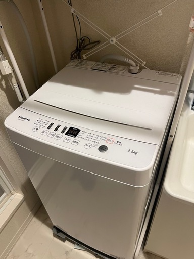 ハイセンス洗濯機5.5kg