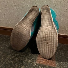 ミントグリーン　インヒールスニーカー Mサイズの画像