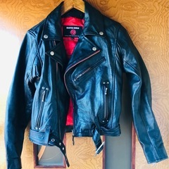 お値下げ❣️レディース　ライダースジャケット　L サイズ　革ジャン