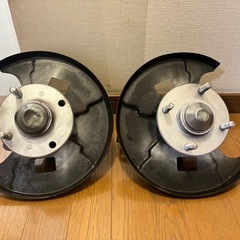 S13 180SX フロントナックル 4穴ハブ ABS無し