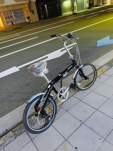 ※決まりました！※ 　アルミフレームのめちゃ軽の折りたたみ自転車。中古自転車。6段変速。後ろタイヤやチェーンなど新品に交換してます Amazon | 折りたたみ自転車 折り畳み自転車 20インチ シマノ6段変速 