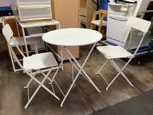 ガーデンテーブル イス セット 管2241116AK (ベストバイ 静岡県袋井市)