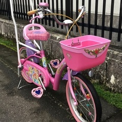 整備済・美品車＞ディズニープリンセス・16インチ子供用自転車