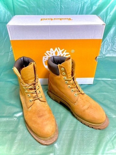Timberland イエローブーツ 使用頻度低すぎによる加水分解でソール剥がれ有