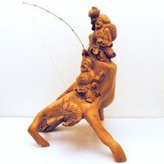 木彫り・恵比寿・大黒・No.170129-30の画像