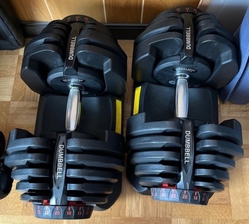 筋トレ　40kg 2 TOPFILM 可変式ダンベル