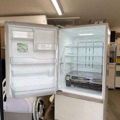 【超美品‼️】東芝 2019年製 465Lノンフロン冷凍冷蔵庫 高級ガラスドア タッチオープン 自動製氷 ラピスアイボリー♪の画像