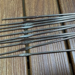 ステンレスかぎ針編みフック 1.75 mm 編み針 クラフトヤーン 10個の画像