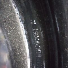 新品！グッドイヤーアイスナビ7 145/80r13スタッドレスタイヤと中古スチールホイールの画像