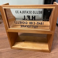 【お取引中】
木製キッチンラック美品✨‼️ インテリア　雑貨好きに　カフェの画像