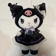 クロミちゃん　ぬいぐるみ　ラバーキーホルダーの画像