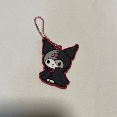 クロミちゃん　ぬいぐるみ　ラバーキーホルダーの画像