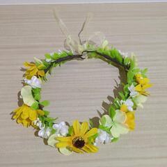 ベビー 花かんむり カチューシャ 