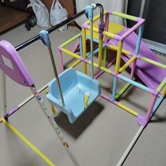 子供用　ジャングルジム　滑り台　鉄棒の画像
