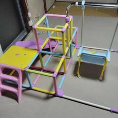 子供用　ジャングルジム　滑り台　鉄棒の画像