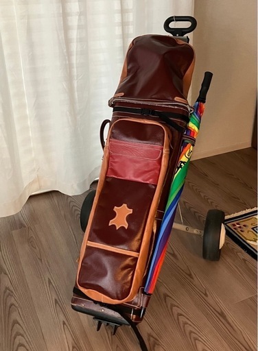 11月いっぱいで終了超レアアイルランド馬具屋オーダーメイドゴルフバッグ