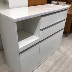 キッチンカウンターホワイト【トレファク堺福田店】