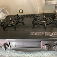 【⚠️お譲り先決定】ガスコンロ  2口  都市ガス用　リンナイ ...