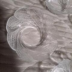 ガラスボウル　昭和レトロの画像