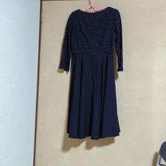 上半身レース　フレアワンピースの画像