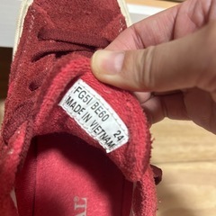 REGAL スニーカー FG511E60 レッドの画像