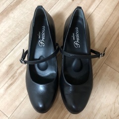 Precious 黒 ハイヒール・パンプス 就職・仕事用　3回く...