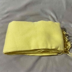 UNIQLO ヒートテックマフラー　イエロー　未使用の画像