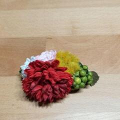 chaco フラワー　バレッタ