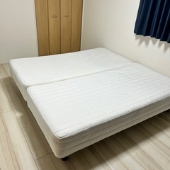無印良品　脚付マットレス 2台セット