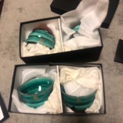 御室焼き　湯呑み茶碗の画像