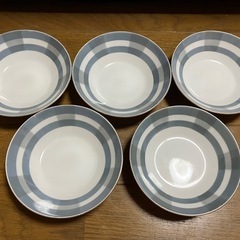 FINE SEYEI CHINA  レトロ　グレー柄　取り皿　小...