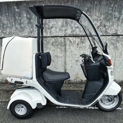 ジャイロキャノピー 2st 2スト 車体 実動 セル始動 神奈川 横浜発  ホンダ HONDA ボックス BOX付き ジャイロX ミニカーの画像