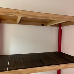 自分で作った　大型DIY棚の画像