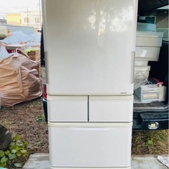 2014年製 SHARP 冷凍冷蔵庫 384L 5ドア SJ-P...
