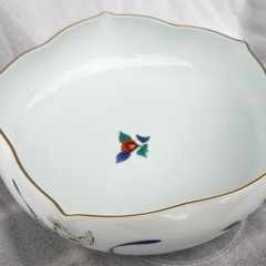 未使用品■香蘭社 菓子鉢 茶席の花■和食器 706-EP 直径20cm 花柄 菓子皿 深鉢■中鉢 大鉢 和皿 中皿の画像